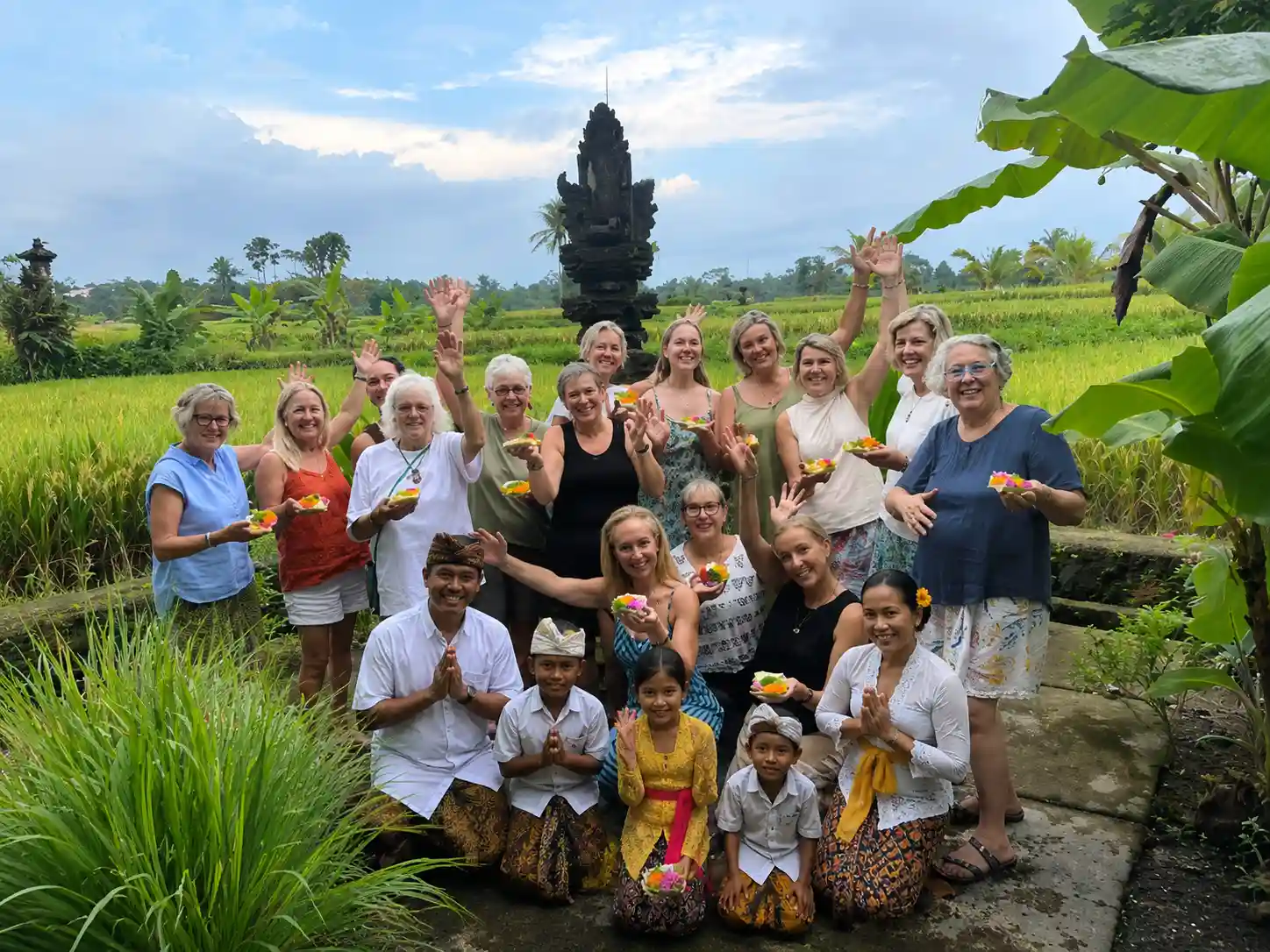 Authentic Balinese cooking class in Ubud — cooking with local family in traditional village