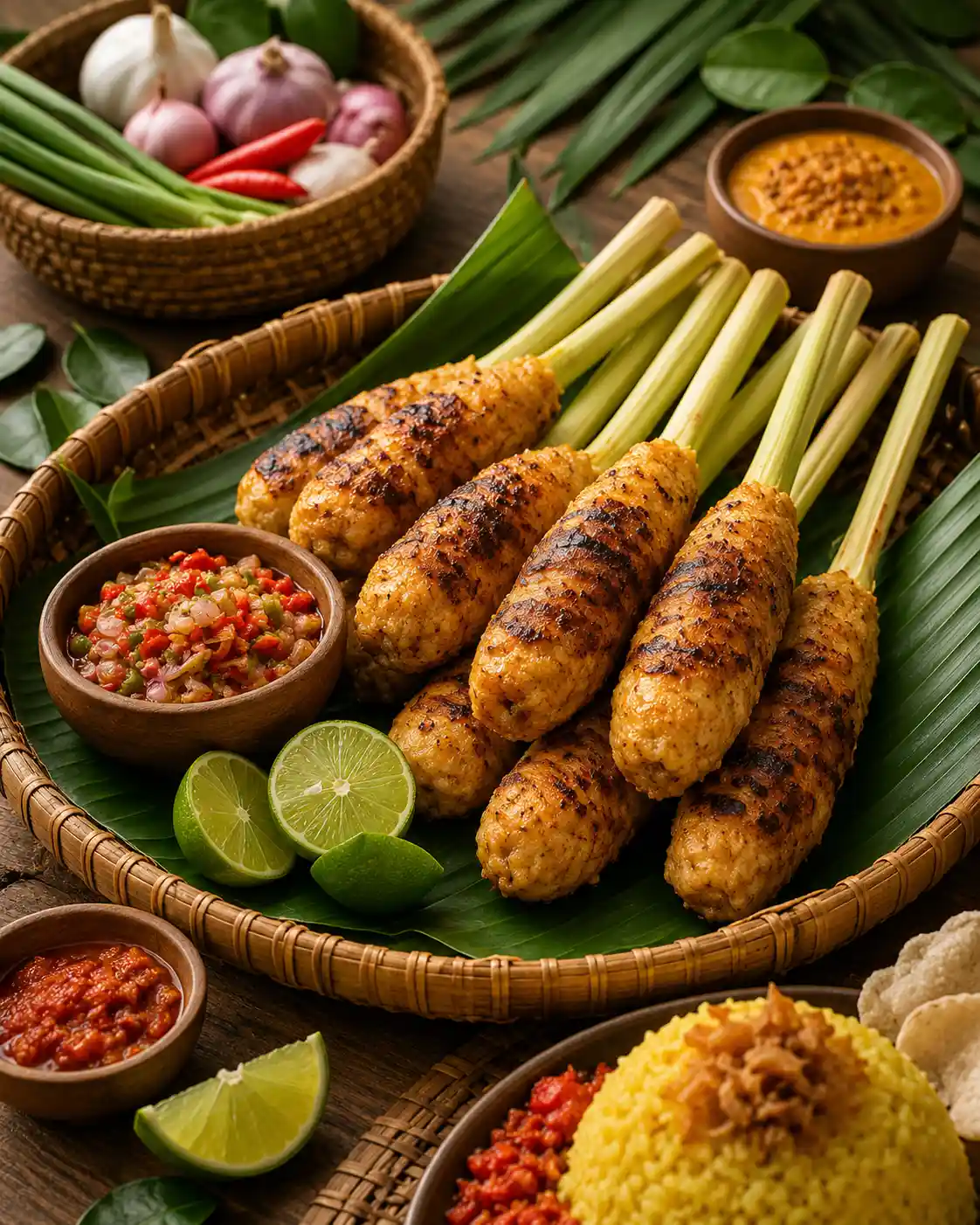 Balinese satay — cooking class in Ubud