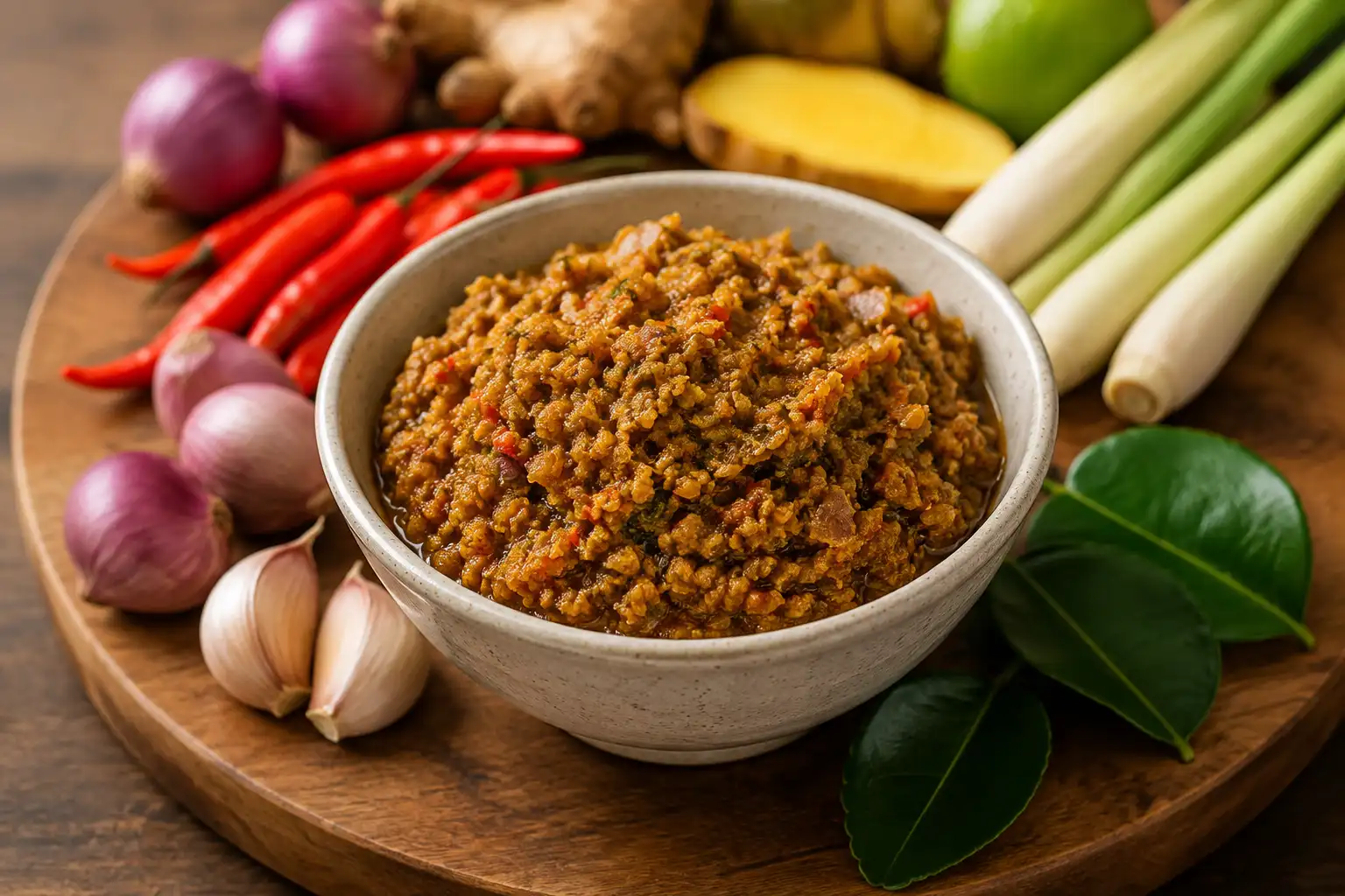 Balinese spices and ingredients used to make Base Genep